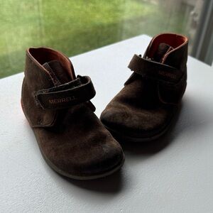 Merrell Kids Brown bare steps Boots sz 7.5
